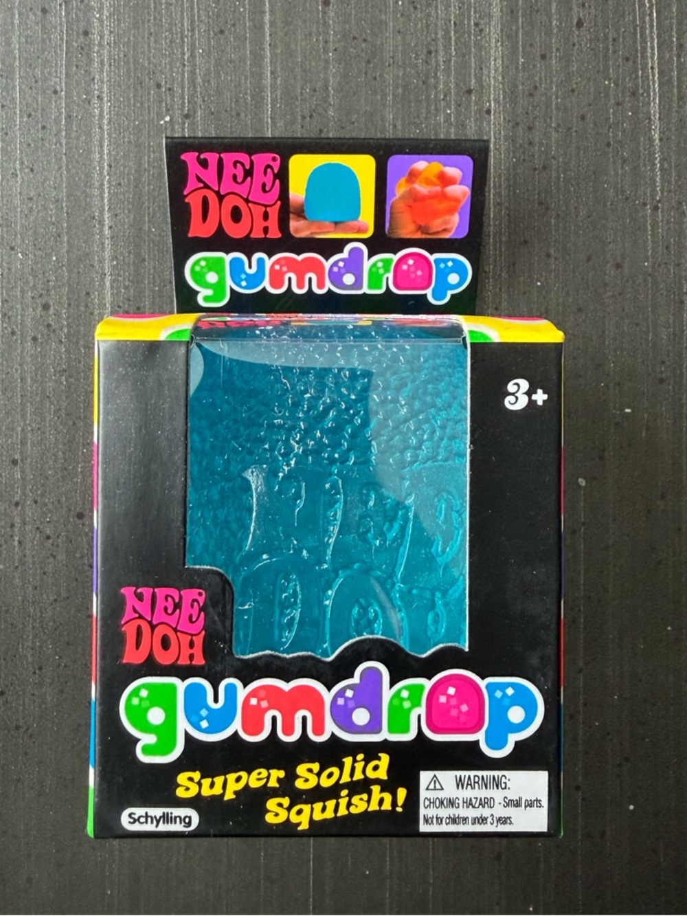 NeeDoh Gumdrop Super Solid Squish Toy - Blue